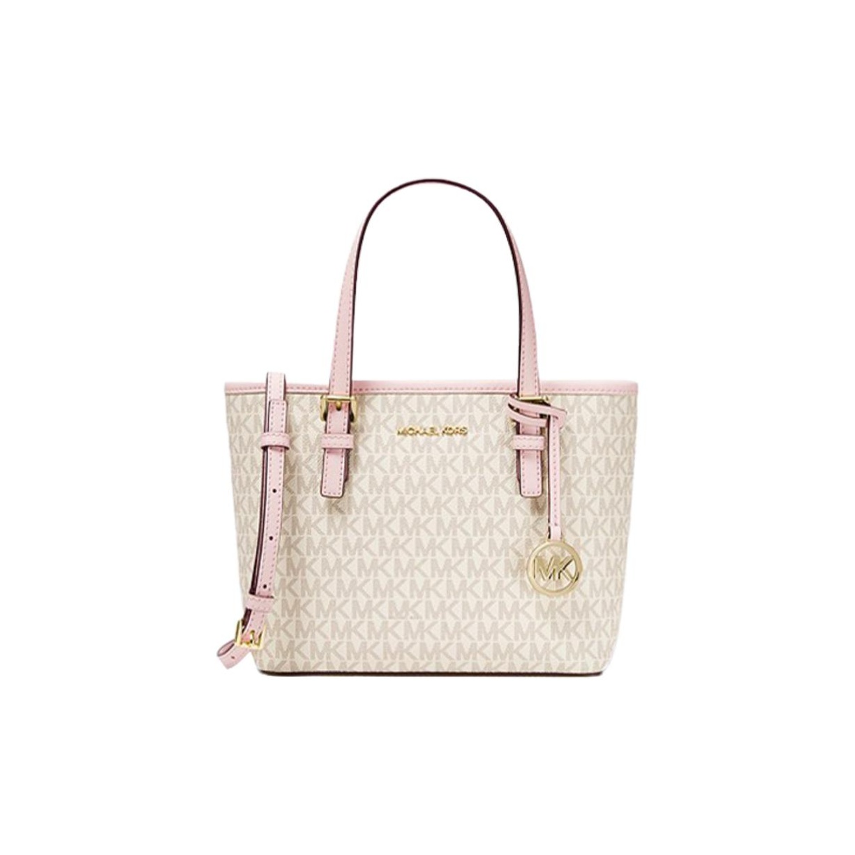 MICHAEL KORS Jet Set Travel Extra Small Logo Top Zip Tote