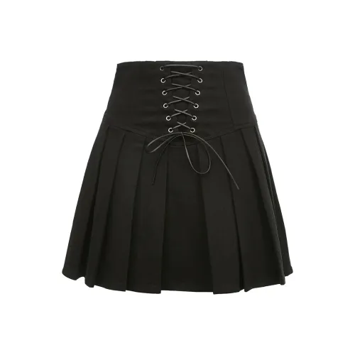 VERO MODA J1G 블랙 데님 색상 여성 캐주얼 숏 스커트
