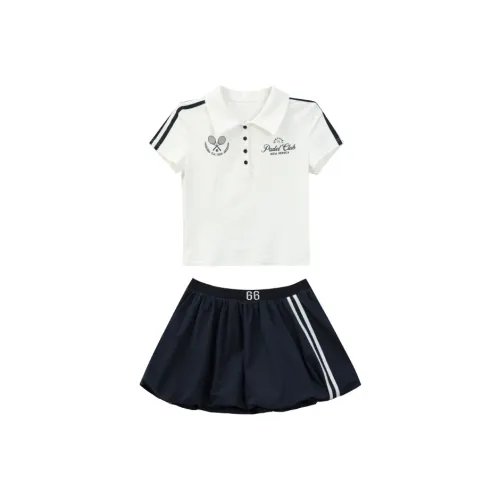 LOVEHEYNEW 블루 여성 캐주얼 슈트