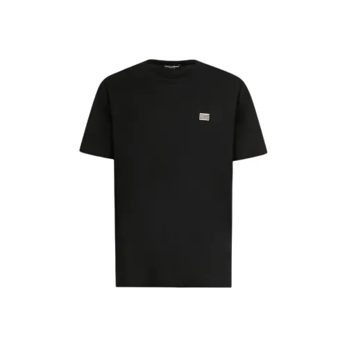 Dolce & Gabbana 블랙 남성 티셔츠