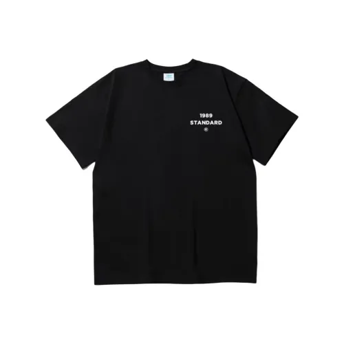 1989STANDARD 블랙 남녀공용 티셔츠