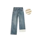 Nostalgic Blue Fleece-Lined (Brand Straight Hair)