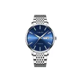 Silver Blue Dial