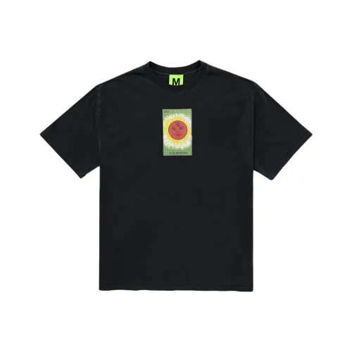 SUPERVSN 블랙 남녀공용 티셔츠