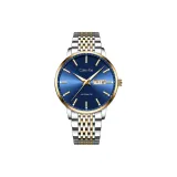 Gold Blue Dial