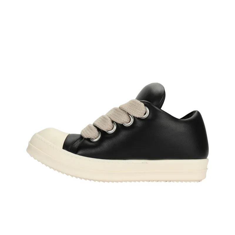 美品Rick OwensJUMBO LACE PADDED SNEAKS 39 Jumbo Lace padded sneakers in black - Rick Owens | Mytheresa