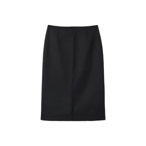 HOUSE OF DAGMAR 블랙 여성 캐주얼 롱 스커트