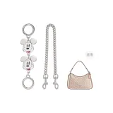 [Silver]Mickey Mouse Extender Chain+Button Chain Decorative Chain