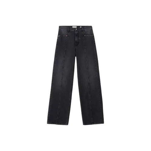 HOUSE OF DAGMAR 다크그레이 여성 청바지