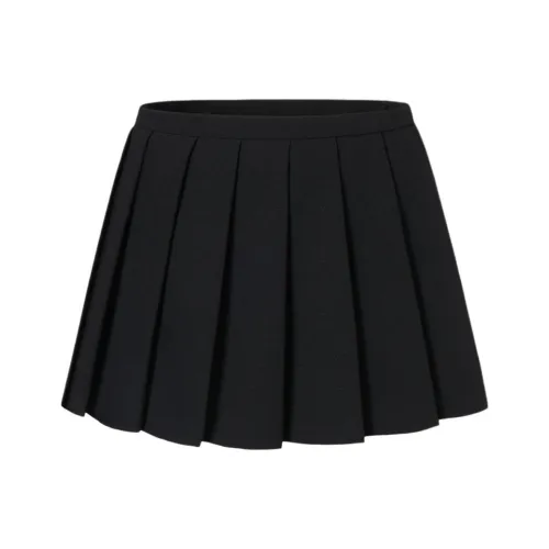TAMMY TANGS 블랙 여성 캐주얼 숏 스커트