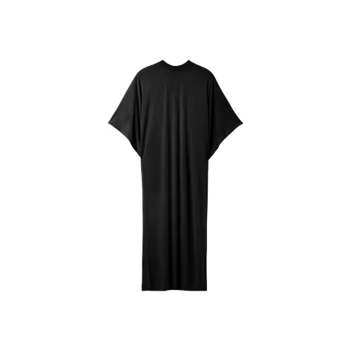 HOUSE OF DAGMAR 블랙 여성 반팔 원피스