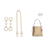 [Gold-Tone]Four-Leaf Clover 2 Pack 9.5cm+Decorative Chain 40cm