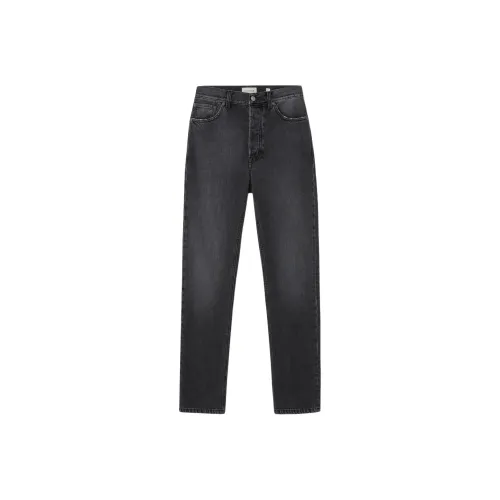 HOUSE OF DAGMAR 다크그레이 여성 청바지
