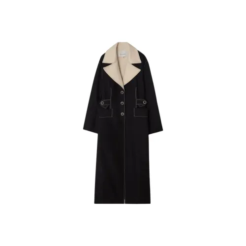 HOUSE OF DAGMAR 블랙 여성 코트