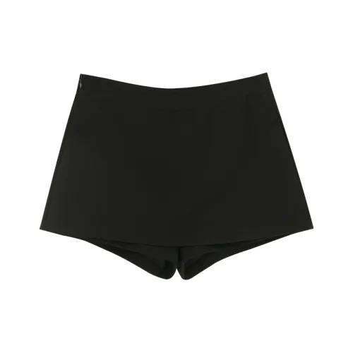Summer Hooray 블랙 여성 캐주얼 숏 스커트
