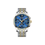 Gold Blue Dial