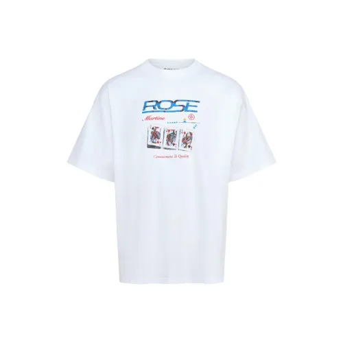 마틴 로즈 화이트 남녀공용 티셔츠