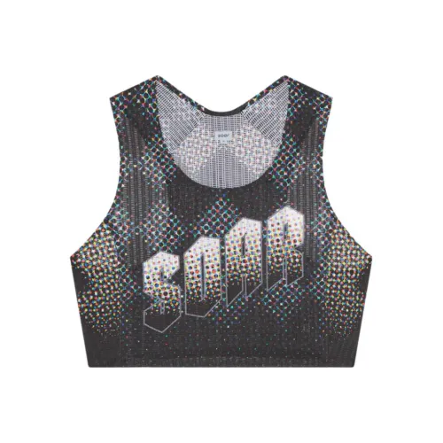 Soar 검은 점 여성 스포츠 민소매 셔츠