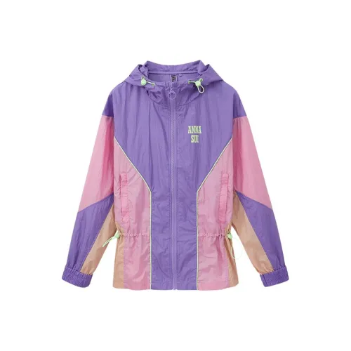 ANNA SUI 퍼플 핑크 여성 자켓