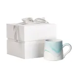 Glacier White Mug Single Cup[Gift Box Set]