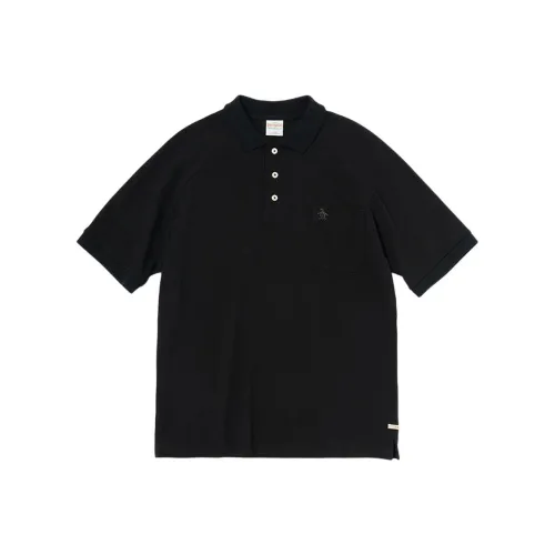 MUNSINGWEAR 블랙 남성 폴로 셔츠