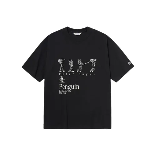 MUNSINGWEAR 블랙 남성 티셔츠
