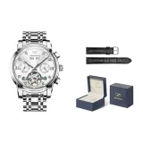 Raw White[Comes with: Exclusive Box+Leather Strap]