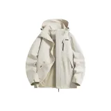 Khaki Single Windbreaker Jacket