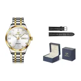 Steel Band White Dial