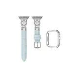 Light Blue+Silver Diamond Case