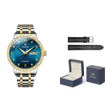 Men's Steel Band Blue Dial