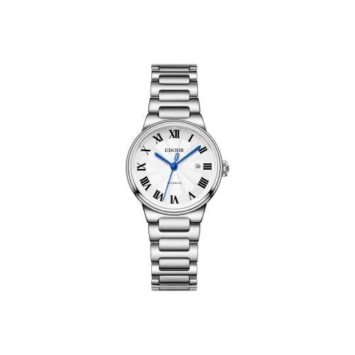 EBOHR 메커니컬 무브먼트 여성 중국 시계 29MM 화이트