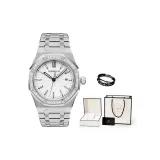 Meteorite White Dial[Includes Beaded Bracelet]