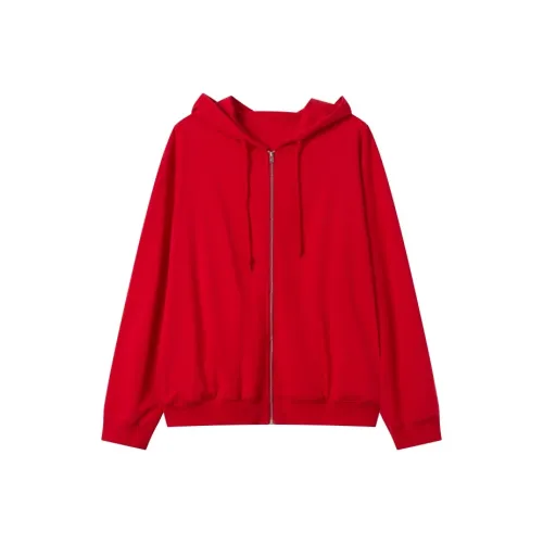 DE Mincollection 레드 여성 맨투맨