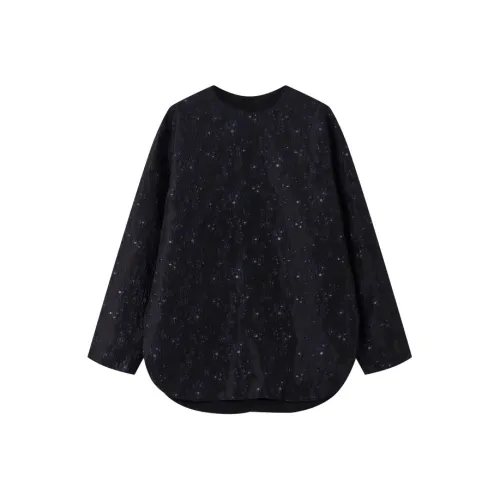 DE Mincollection 블랙 여성 셔츠