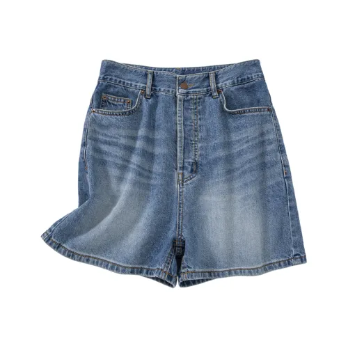 Le Alfashionline 블루 여성 데님 반바지