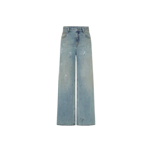 MO&CO 데님 블루 여성 청바지