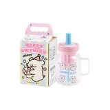 Sunshine Puppy Glass Cup+Birthday Corset Belt+Greeting Card