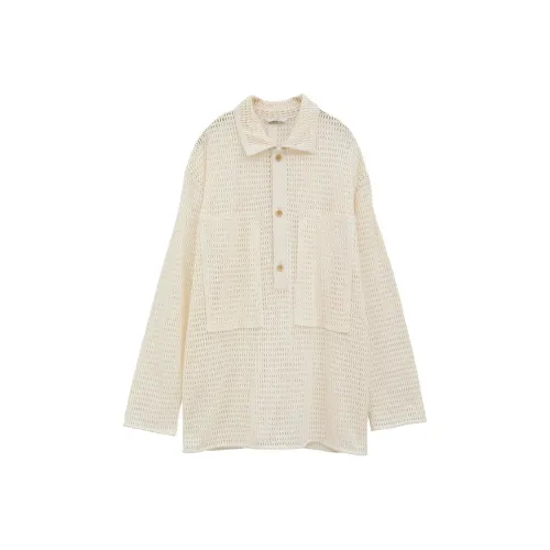 CLANE 아이보리 여성 셔츠