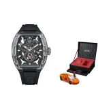 Black Case Black Dial Black Rubber Strap