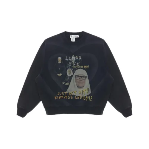 TRINITE D'ESTIENNE 블랙 여성 맨투맨
