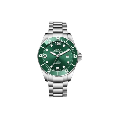 GEYA 오토매틱 메커니컬 무브먼트 남성 중국 시계 41mm*20mm*12mm 그린