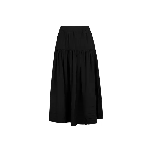 JESSYLINE 블랙 여성 캐주얼 롱 스커트