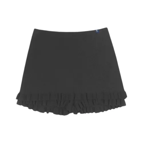 TRINITE D'ESTIENNE 블랙 여성 캐주얼 반바지