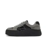Gray Black Fleece-Lined