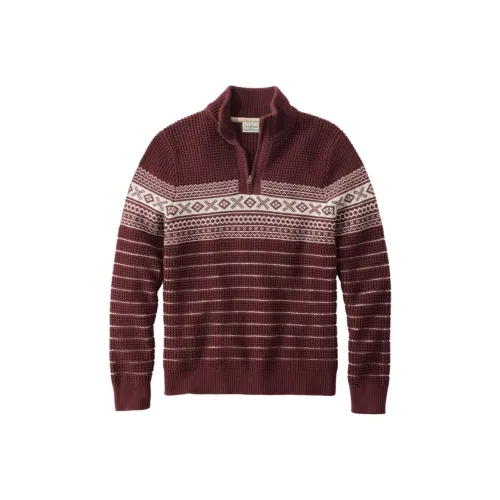 L.L.Bean 레드 남성 스웨터
