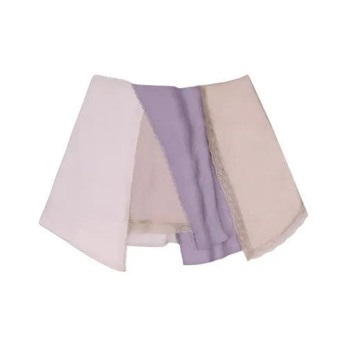 TRINITE D'ESTIENNE 퍼플 여성 캐주얼 숏 스커트