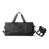 Black Set Large (Gym Bag+Earphone Case)