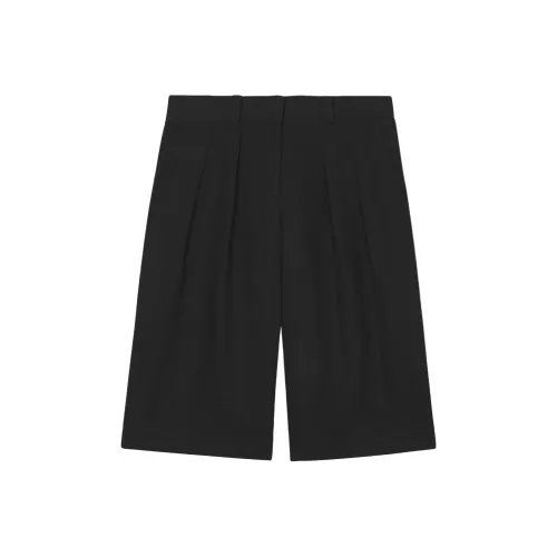 THE FRANKIE SHOP 블랙 여성 캐주얼 반바지