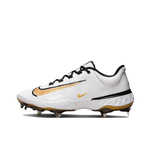 나이키 Alpha Huarache 엘리트 4 야구화 로우탑 화이트 골드 남성
